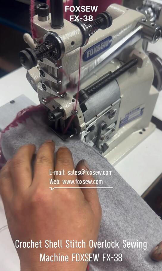 Crochet Shell Stitch Overlock Sewing Machine