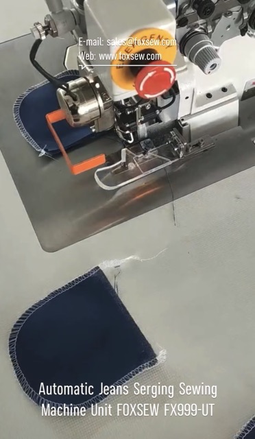 Automatic Jeans Serging Sewing Machine Unit