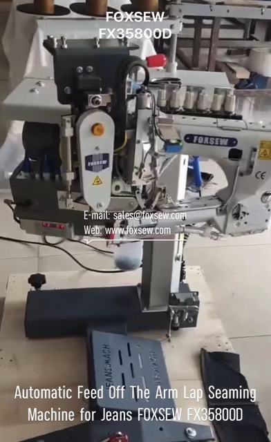 Automatic Feed Off The Arm Lap Seaming Machine for Jeans
