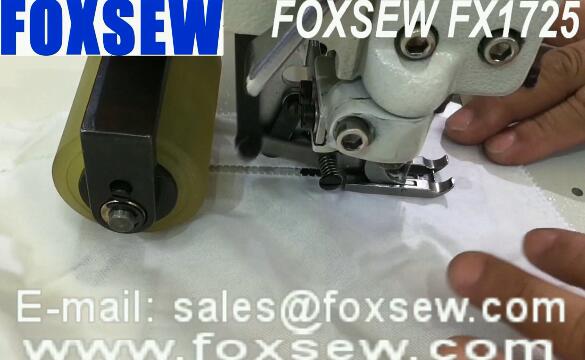 Two Needle Hemstitch Picoting Machine with Cutter and Puller