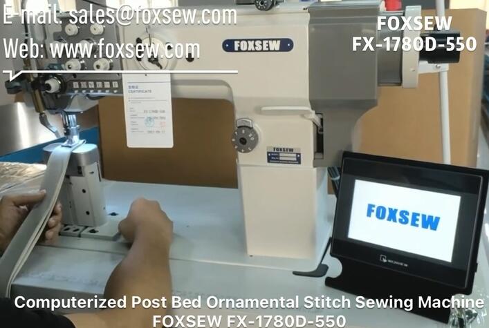 Computerized Post Bed Ornamental Stitch Sewing Machine for Sofa Furniture