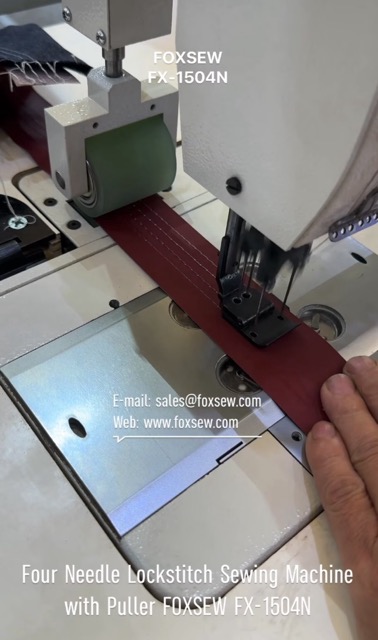 4-Needle Lockstitch Sewing Machine with Puller