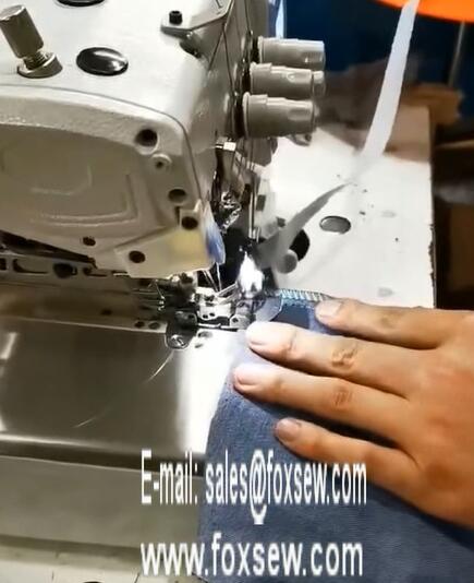 Automatic Overlock Machine with Tape Binding