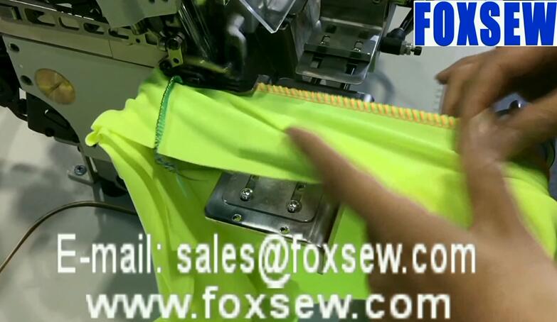 Automatic Cylinder Bed Overlock Machine for Attaching Collars
