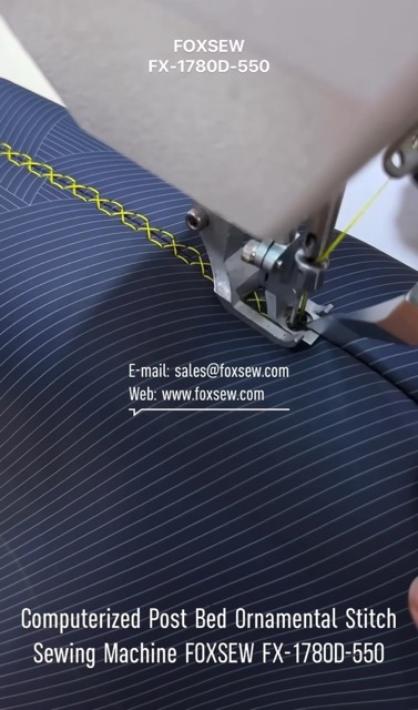 Computerized Post Bed Ornamental Stitch Sewing Machine