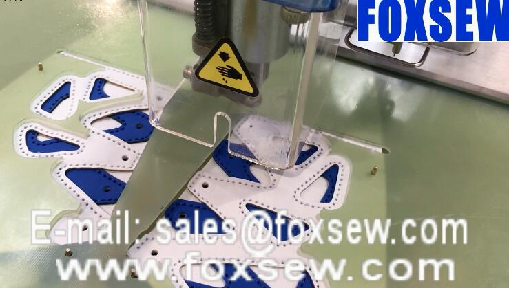 Automatic Shoes Upper Pattern Sewing and Hole Punching Machine
