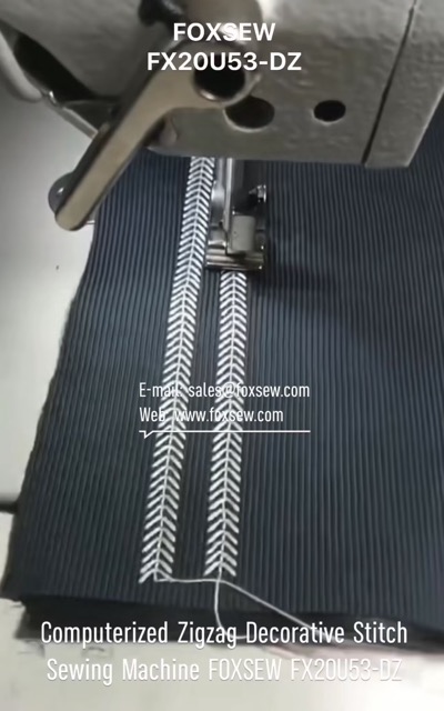 Computerized Decorative Stitch Pattern Sewing Machine