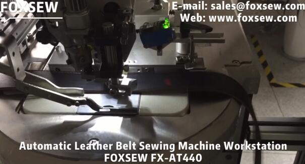 Automatic Leather Belts Stitching Machine