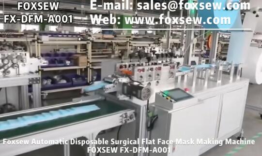 Automatic Disposable Flat Mask Making Machine