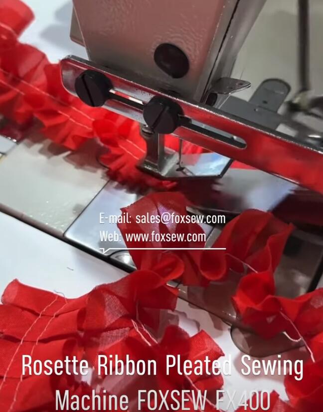 Rosette Ribbon Pleated Sewing Machine