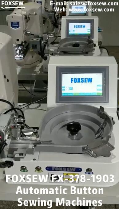 FOXSEW Automatic Feeding Button Sewing Machines