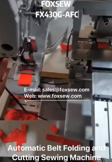Automatic Belt Folding and Cutting Sewing Machine
