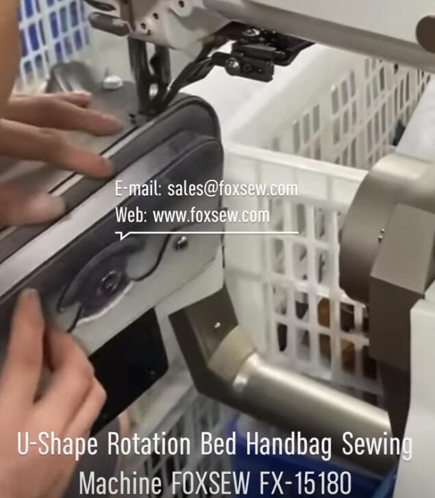 U-Shape Rotation Bed Handbag Sewing Machine