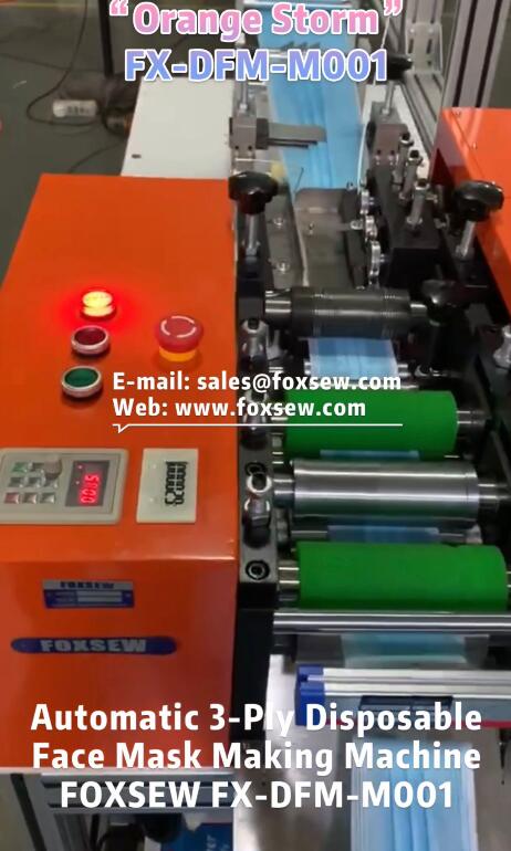 Cheapest Automatic 3Ply Mask Making Machine