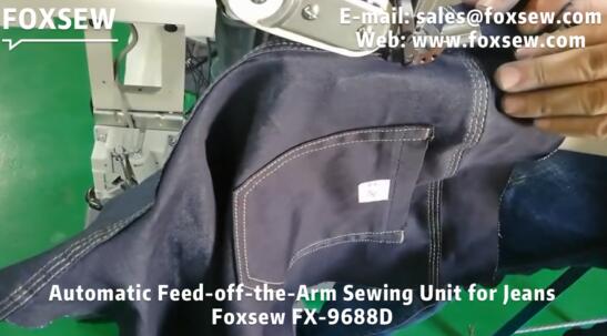 Automatic Feed off the Arm ChainStitch Machine for Jeans