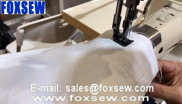 Double Needle Cylinder Bed Filter Bag Sewing Machine