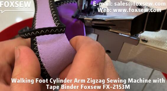 Cylinder Arm Walking Foot ZigZag Machine for Tape Binding