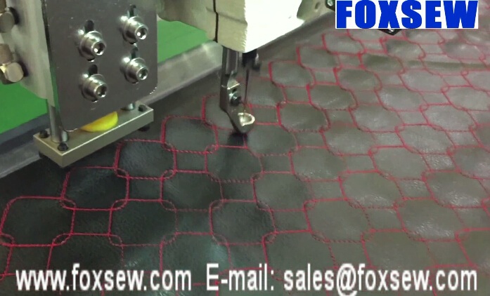 Programmable Pattern Sewing Machine for Leather Upholstery 