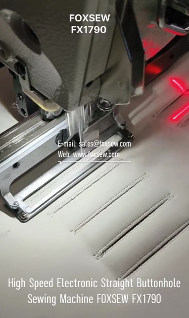 High Speed Electronic Straight Buttonhole Sewing Machine