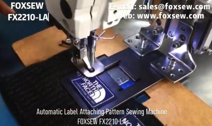 Automatic Label Attaching Pattern Sewing Machine