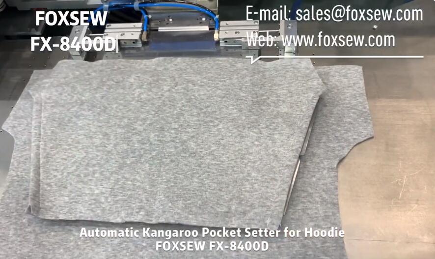 Automatic Kangaroo Pocket Setter for Hoodie