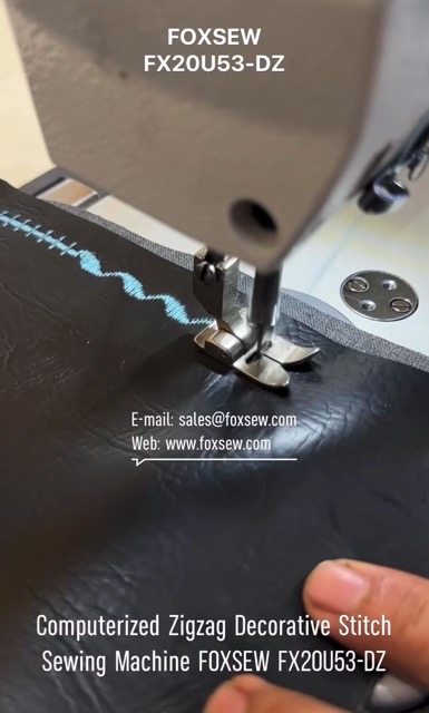 Computerized Zigzag Decorative Patterns Stitch Sewing Machine