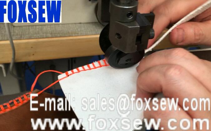 Moccasins Shoes Upper Ornamental Decorative Stitching Machine