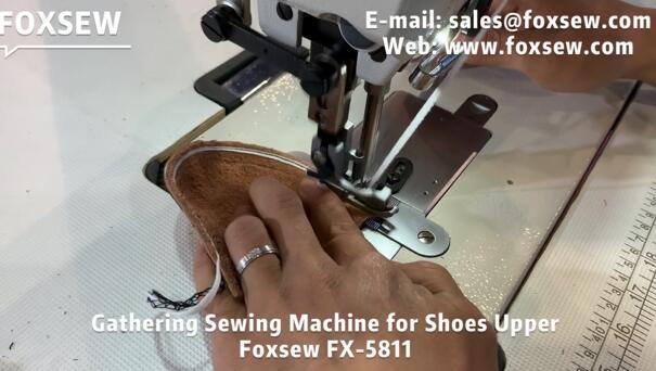 Gathering Sewing Machine for Shoes Upper Head