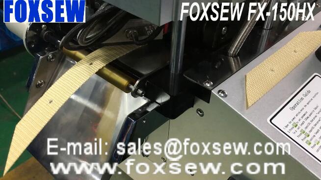 Automatic Angle Webbing Cutting Machine with Hole Punching