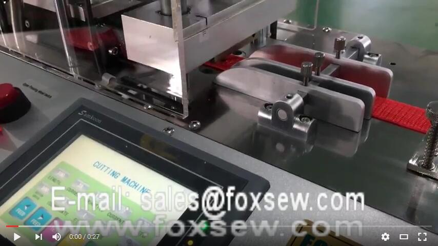 Automatic Tape Angle Cutting Machine with Hole Puncher 