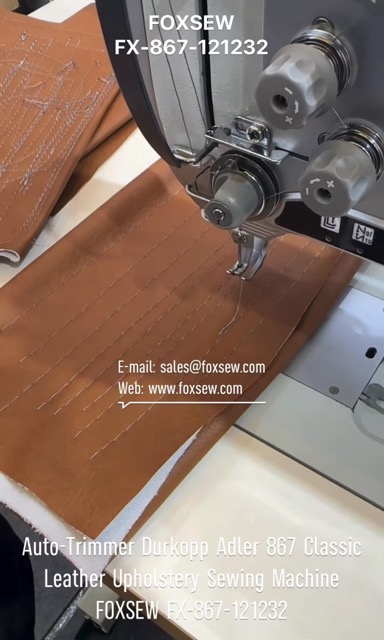 Automatic Thread Trimmer Durkopp Adler 867 Classic Leather Upholstery Sewing Machine