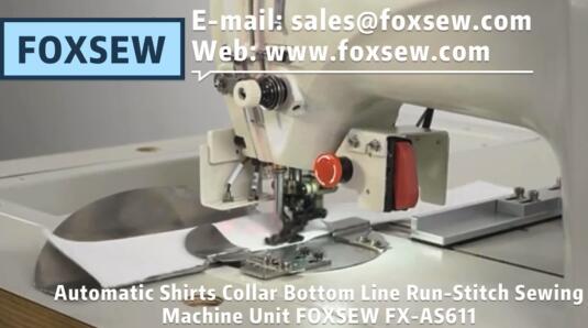 Automatic Shirt Collar Runstitch Sewing Machine