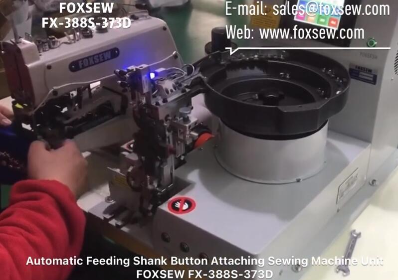 Automatic Feeding Shank Button Sewing Machine