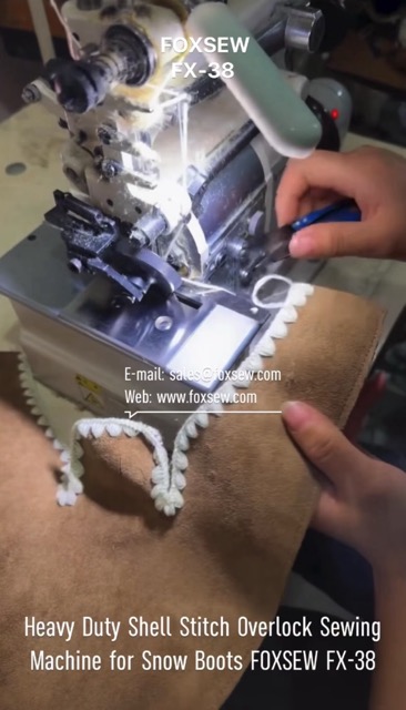 Roller Shell Stitch Overlock Sewing Machine for Boots