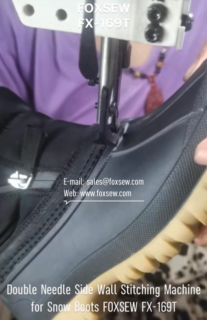 Double Needle Side Wall Stitching Machine for Snow Boots
