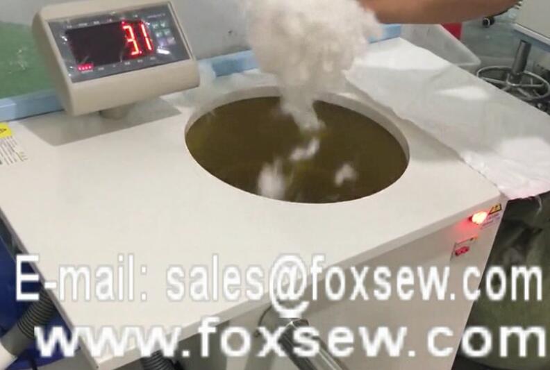 Semi-Automatic Down and Fiber Filling Machine for Pillows
