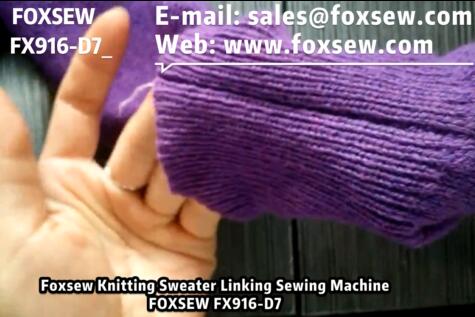 Sweater Linking Machine Sewing Samples