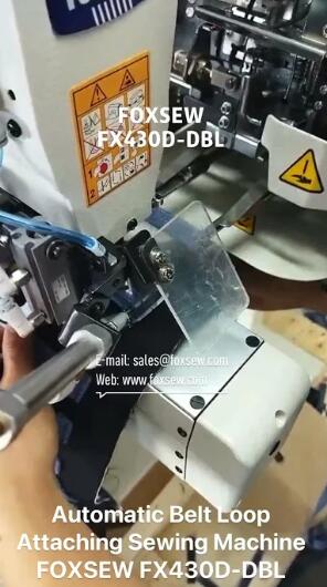 Automatic Belt Loop Attaching Sewing Machine