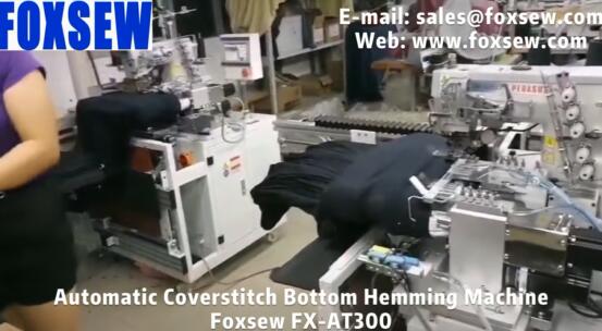 Automatic Coverstitch Bottom Hemming Machine
