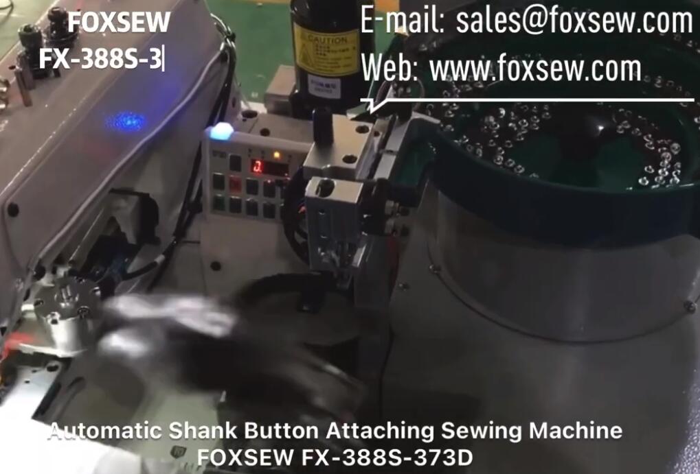 Automatic Feeding Shank Button Attaching Machine