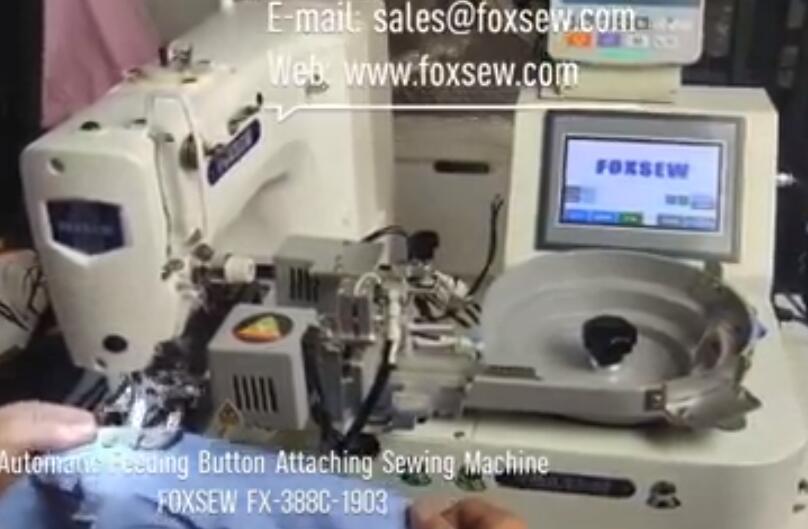 Automatic Feeding Button Attaching Sewing Machine Unit