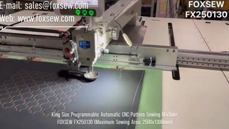 King Size Programmable Automatic CNC Pattern Sewing Machine