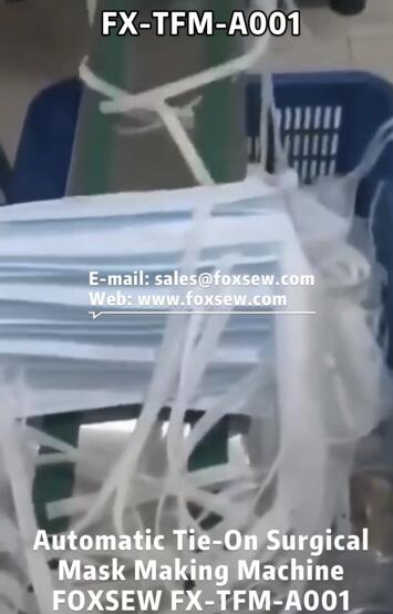 Automatic Tie-On Surgical Mask Making Machine