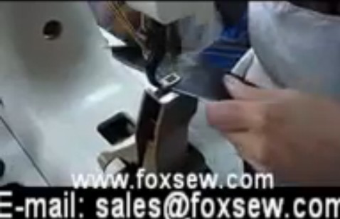 Three Needle Sewing Machine for Shoes Surface