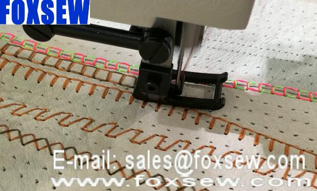 Double Needle Heavy Duty Thick Thread Ornamental Stitching Machine for Leather Upholstery