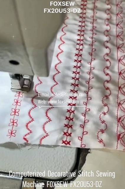 Computerized Decorative Stitch Sewing Machine