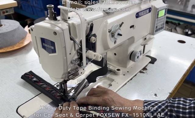 Heavy Duty Tape Binding Sewing Machine for Carpet and Car Seat