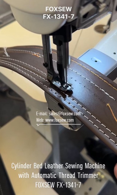 Cylinder Arm Leather Sewing Machine with Automatic Thread Trimmer