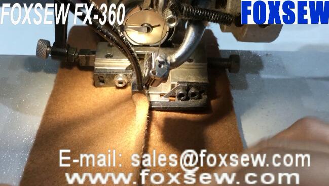 Double Side Cashmere Overcoat Invisible Stitch Sewing Machine