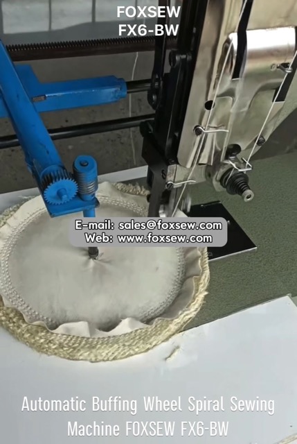 Automatic Buffing Wheel Spiral Sewing Machine